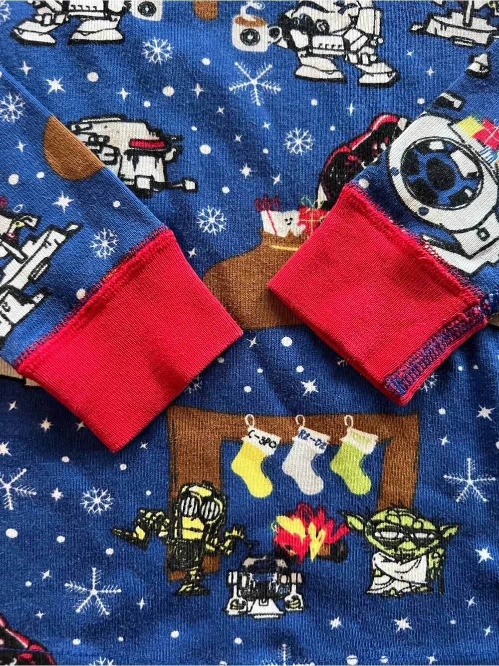 Hanna Andersson Star Wars Organic Cotton Christmas Pajama PJs Set Size 5